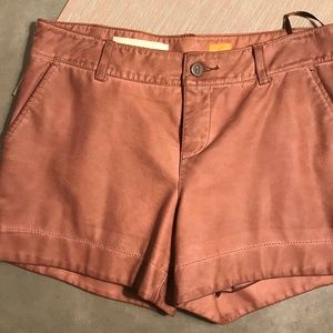 Anthropologie Vegan Leather shorts NEVER WORN